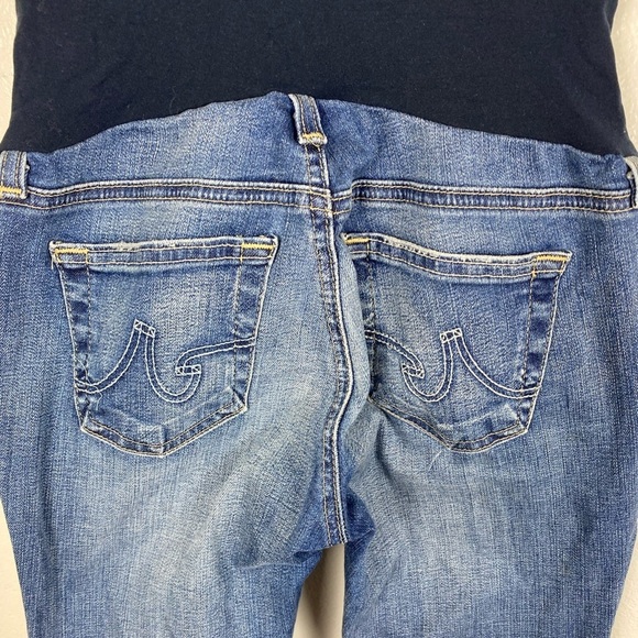 AG Adriano Goldschmied Maternity Blue Jeans women’s size 25R - Picture 3 of 12